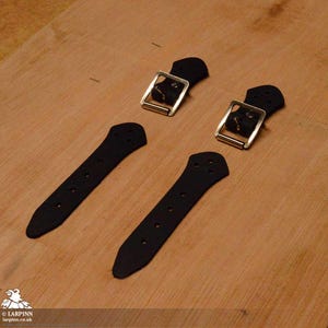 Small Strap & Buckle Set - Black - Larp, Cosplay, Costume