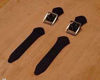 Small Strap & Buckle Set - Black - Larp, Cosplay, Costume