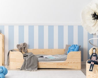 Lit simple pour enfants - CUBE 15 - Naturel ou peint