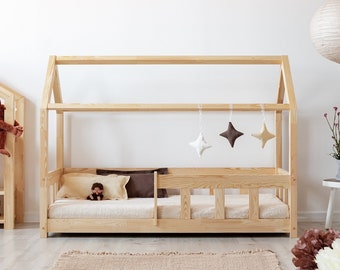 Single bed for kids - TALO D14 - Pine wood