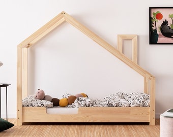 Single bed for kids - TALO L8 - Natural or painted