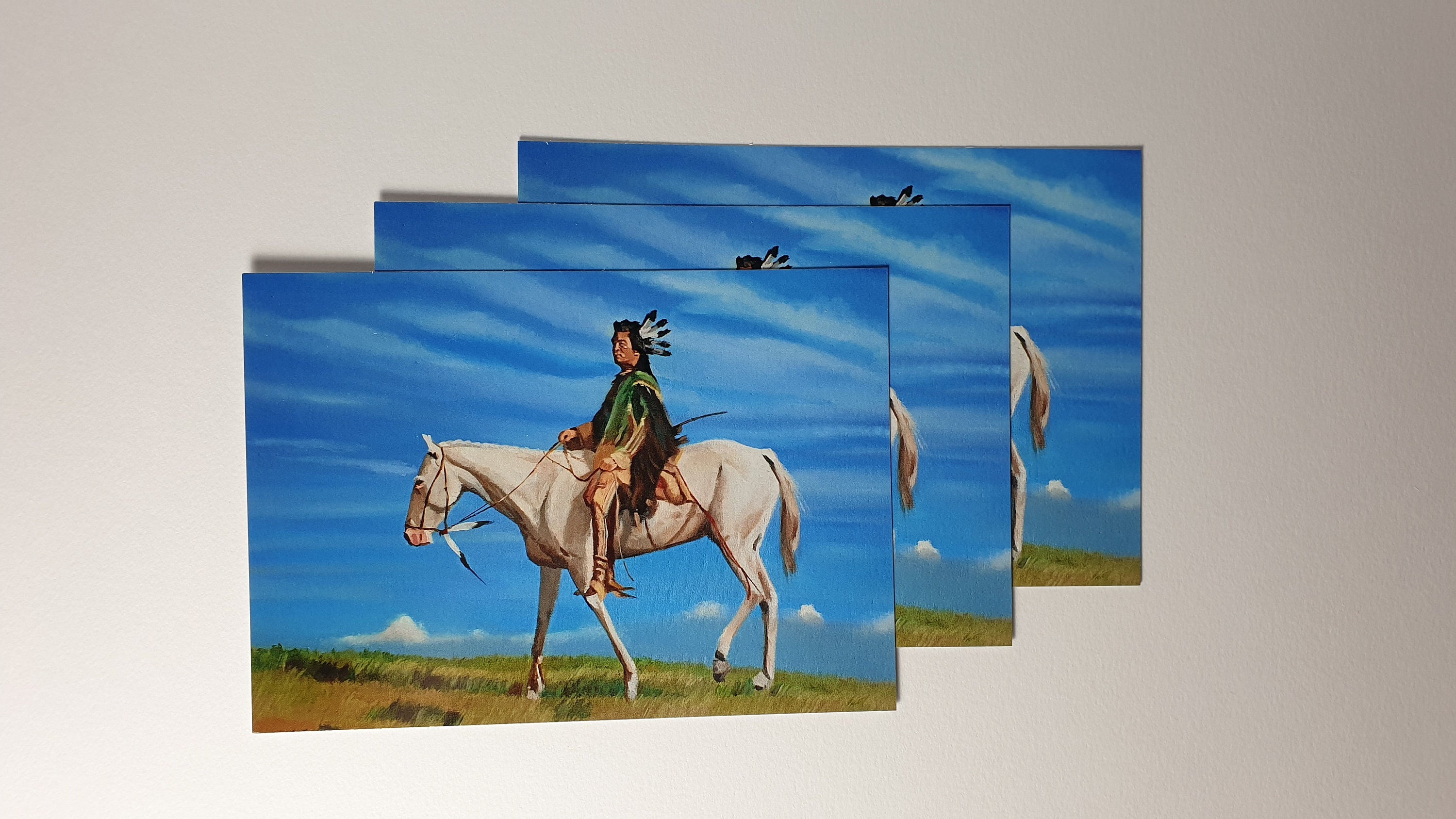 Kicking Bird set of 3 postcards Etsy