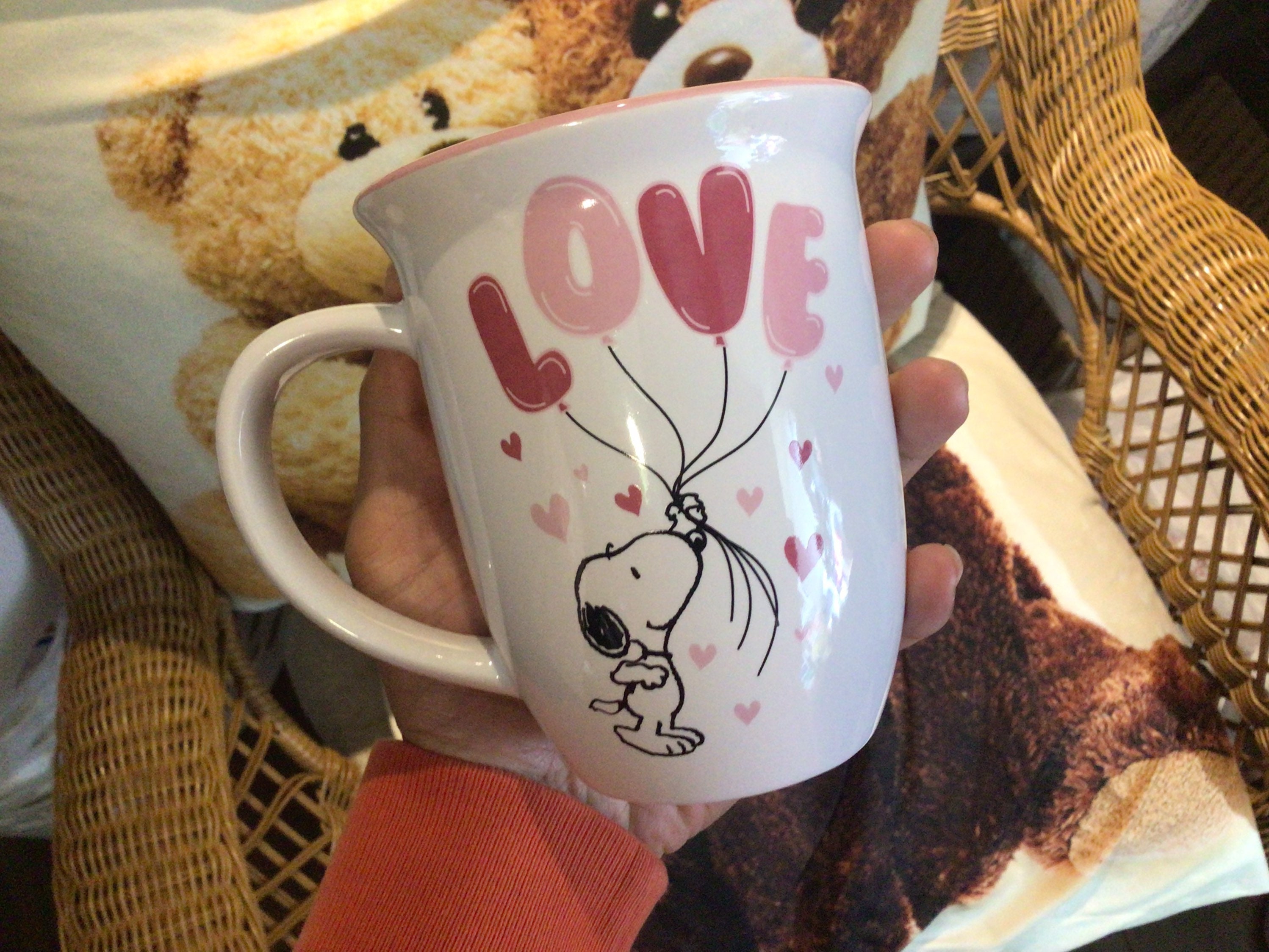 Peanuts Snoopy Tasse à Café en Céramique, Tasse Cappuccino ou Mug à Thé