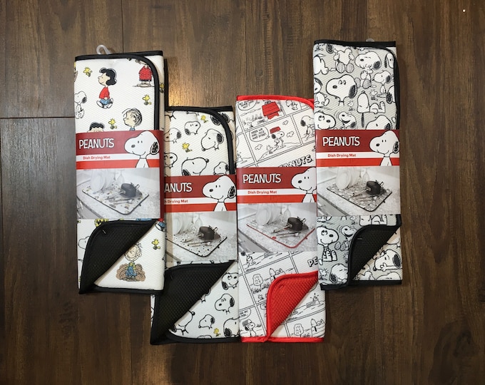Peanuts Snoopy Absorbent and Quick-drying Household Placemat, Dry Mat ...