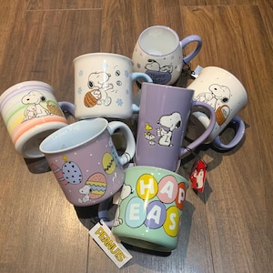 Peanuts SNOOPY Easter Holiday 20oz Ceramic Coffee/Tea Mug Collection