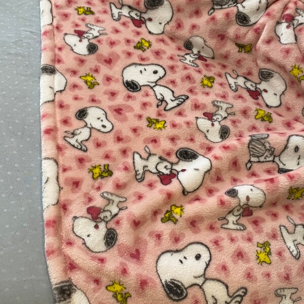 Snoopy Valentine Throw Blanket Etsy