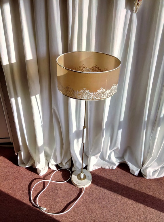 Vintage Lamp Vintage Floor Lamppainted Lampbohemian Lamp Etsy