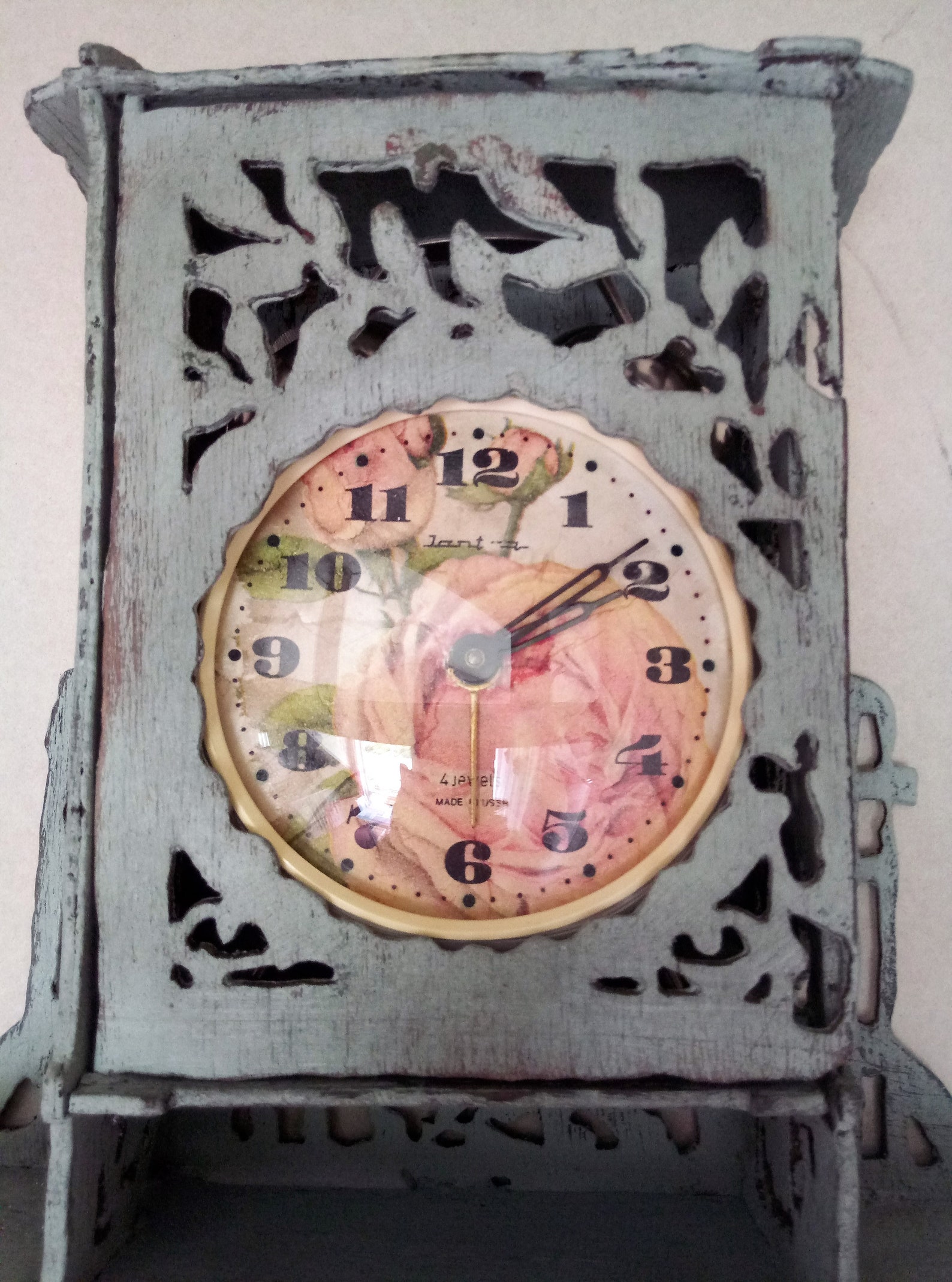 Ancient Clock Alarm Clock in Box Alarm Clock in Threaded Etsy