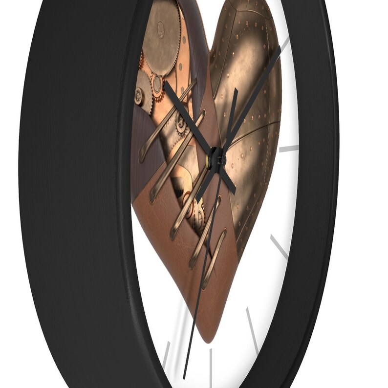 STEAMPUNK HEART CLOCK Wall Clock Mechanical Heart Clock Etsy