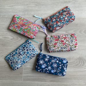 Piccolo astuccio Liberty, trousse per il trucco, astuccio, piccolo astuccio