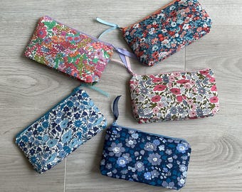 Liberty Tanjore Gardens Tile Navy Pencil Case From Galison - View #6