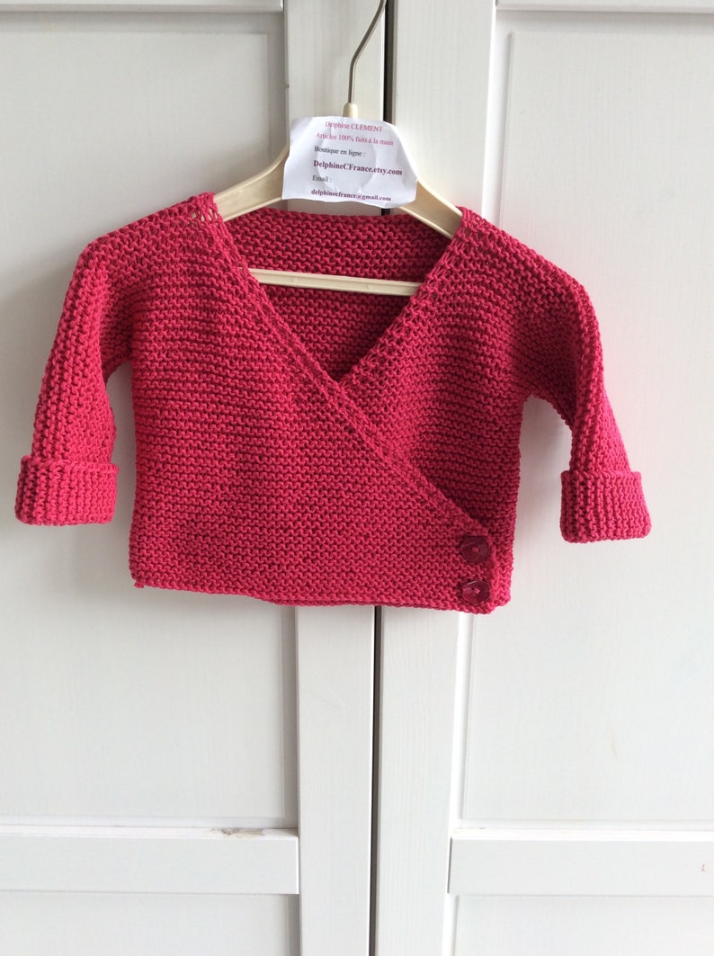 hand-knitted baby vest Baby armband cross armband 100/% cotton heart cover