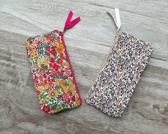 Pencil case, school pencil case, pencil case, school pencil case, Liberty print, bag pouch, makeup bag, pouch, ready to ship