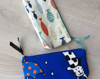 Estuche para lápices, estuche escolar, estuche para lápices, estuche escolar, estampado animal, bolsa para maquillaje, bolsa, listo para enviar