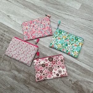 Astuccio Liberty, astuccio piatto, astuccio in pile, astuccio Liberty piccolo, borsa per il trucco, kit borsa