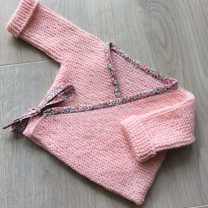 Tenue En Lin Pour Bébé Fille 9 Mois - Made In France - Excellent état - Occasion