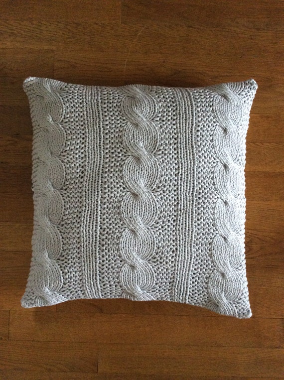 Hand knitted cushion covers hotsell