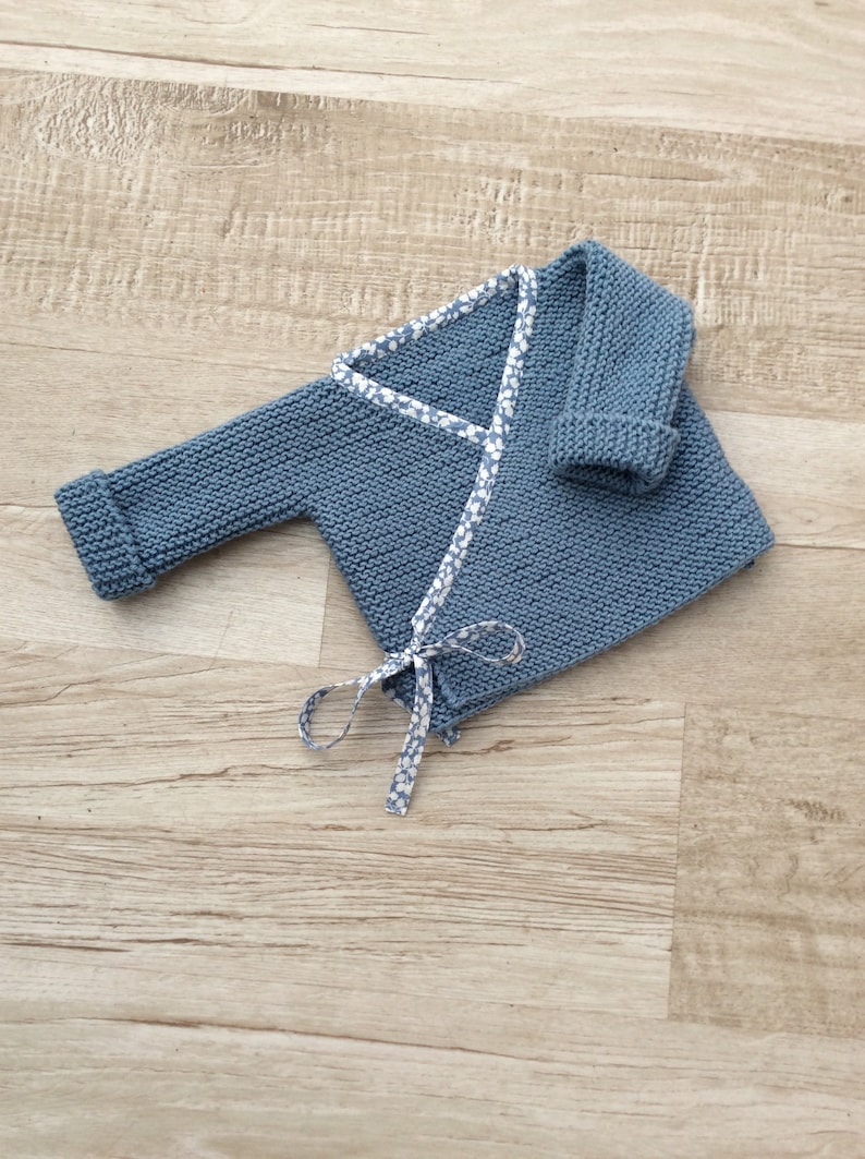 Brassière 'La Manufacture De Layette' - Made In France - Bleu Marine Yx983 2 Frb1