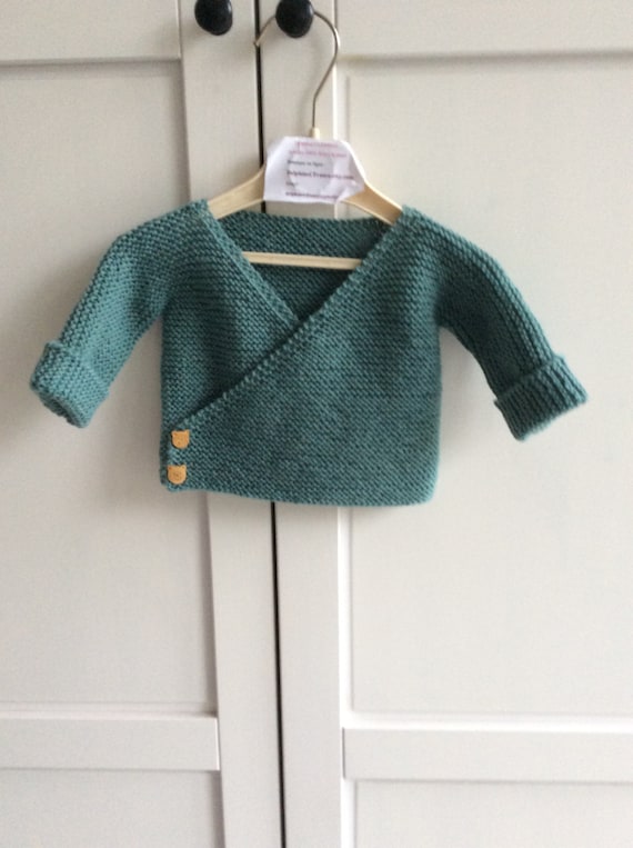 Brassiere Bebe Cache Coeur Laine Brassiere Laine Layette Etsy