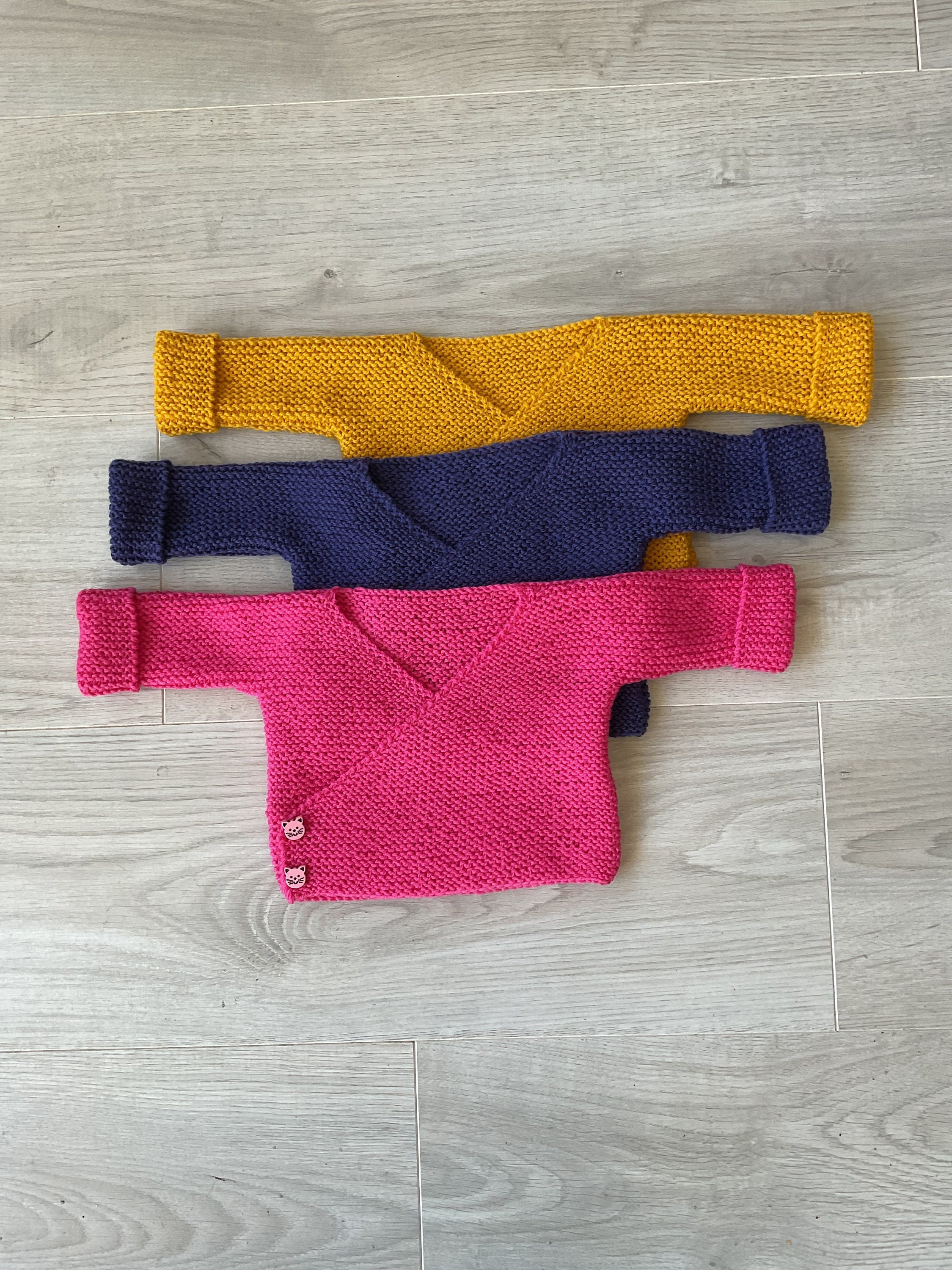 Grey Merino Wool Pants Set for Women, Hand Knitted Bralette