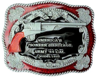Army 44 Americas Pioneer Heritage militaire gesp in presentatiedoos