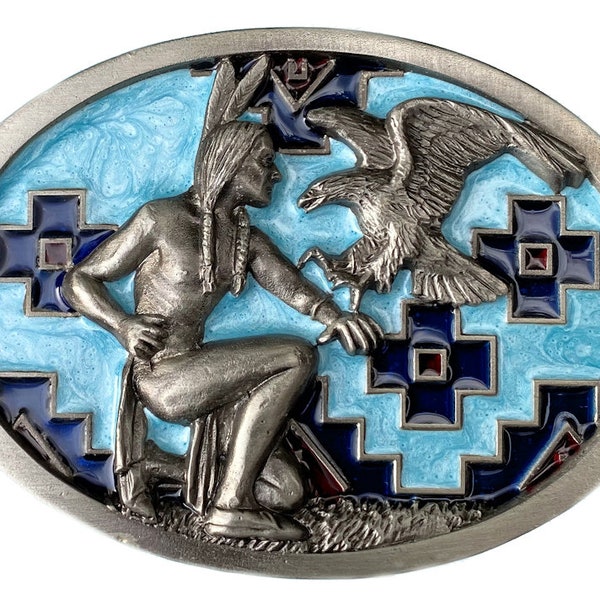 Eagle Master Indian Belt Buckle in Presentation Box