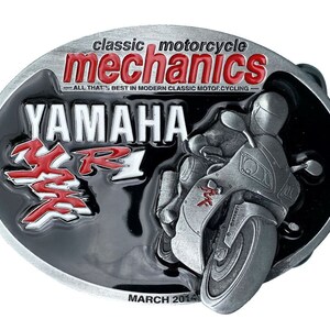 Classic Motorcycle Mechanics Yamaha Belt Buckle with Presentation Box
