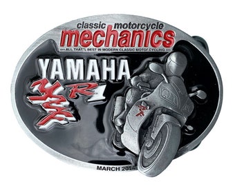 Classic Motorcycle Mechanics Yamaha Belt Buckle with Presentation Box