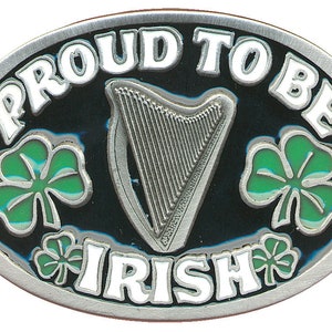 Proud to be Irish Belt Buckle