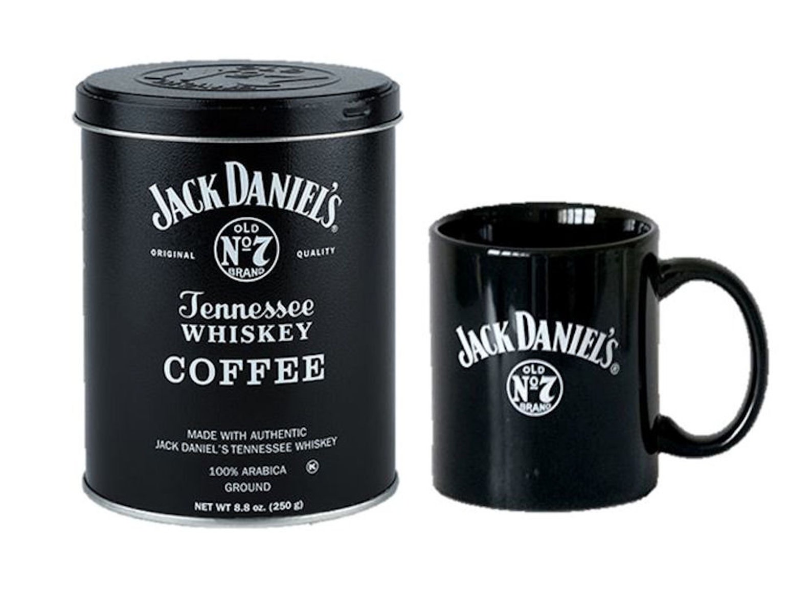 Jack Daniels Black Mug & Ground Coffee 8.8oz Gift Set Etsy