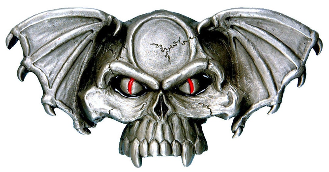 Winged Devil Belt Buckle - Etsy
