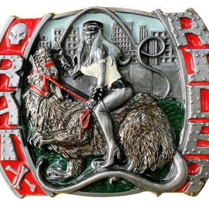 Rat Rider Belt Buckle with Presentation Box
