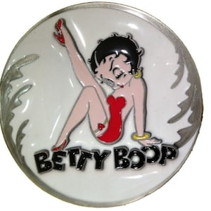 Betty Boop, Round - Belt Buckle