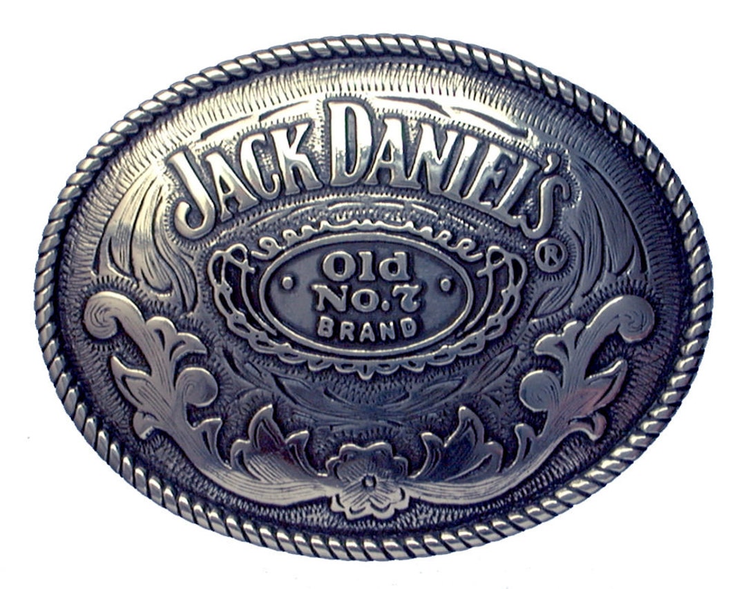 Jack Daniels Rodeo Oval Belt Buckle With Presentation Box - Etsy