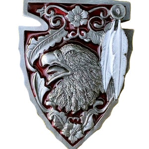 Eagle Head Bolo Tie Complete with Cord & Presentation Box