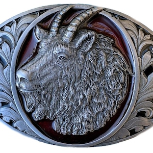 Goat&#39;s Head Belt Gesp met Presentatie Box