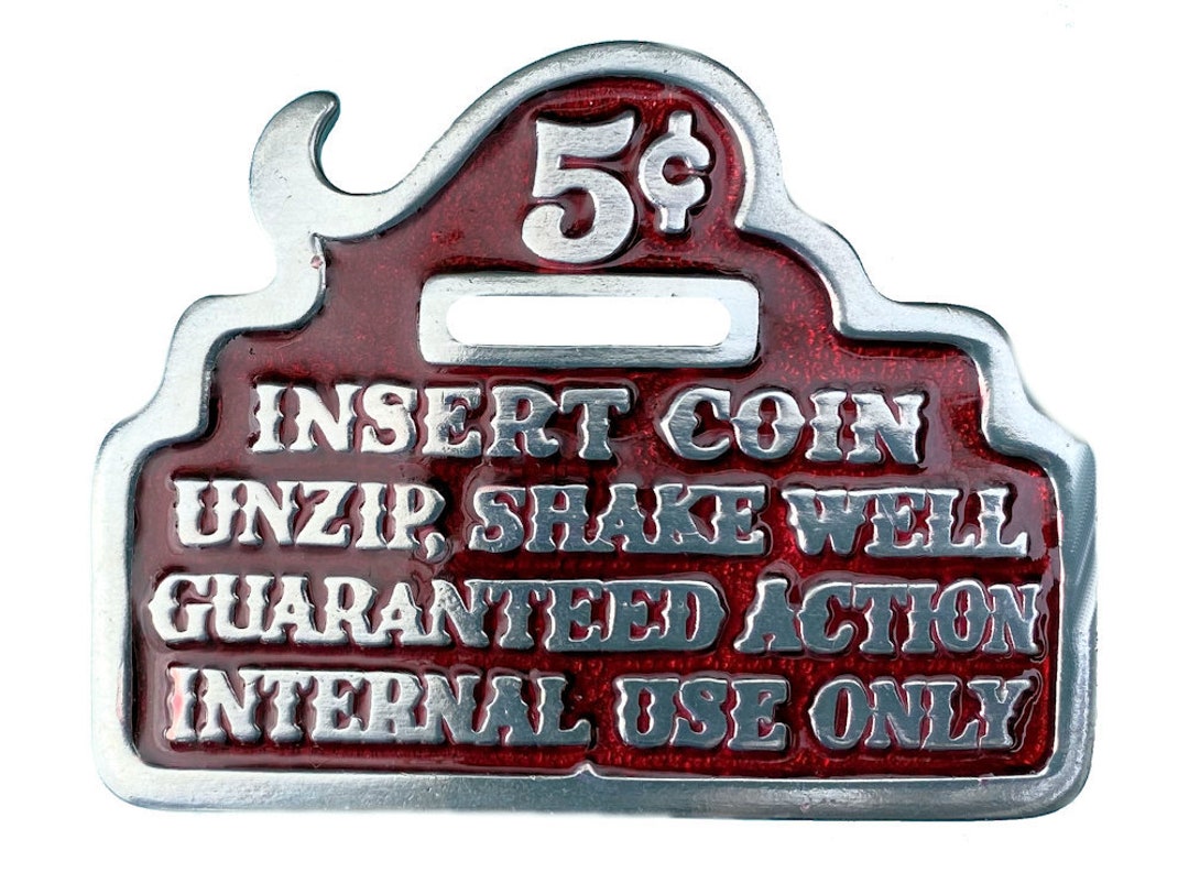 Five Cents Insert Coin Novelty Belt Buckle in Presentation Box - Etsy