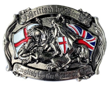 Britisch von Geburt an Gürtelschnalle mit Präsentationsbox
