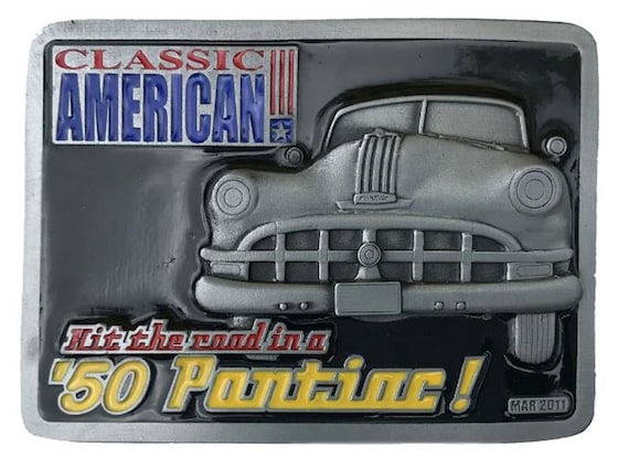 Pontiac belt buckle hotsell