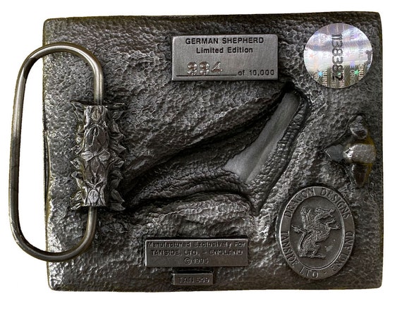German Shepherd Belt Buckle With Presentation Box Etsy Canada