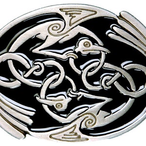 Boucle de ceinture oiseau entrelacé