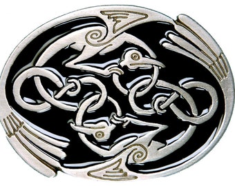 Entwined Bird Belt Buckle
