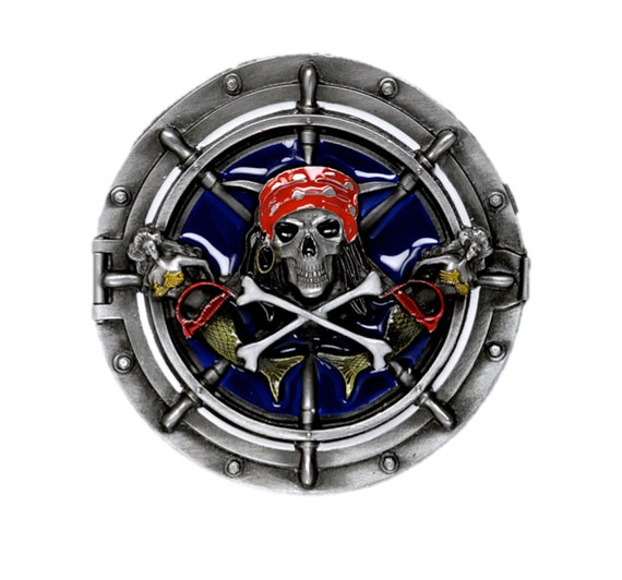 Skull Bones & Mermaids Belt Buckle | Etsy