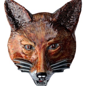 Fox Head Belt Buckle with Presentation Box
