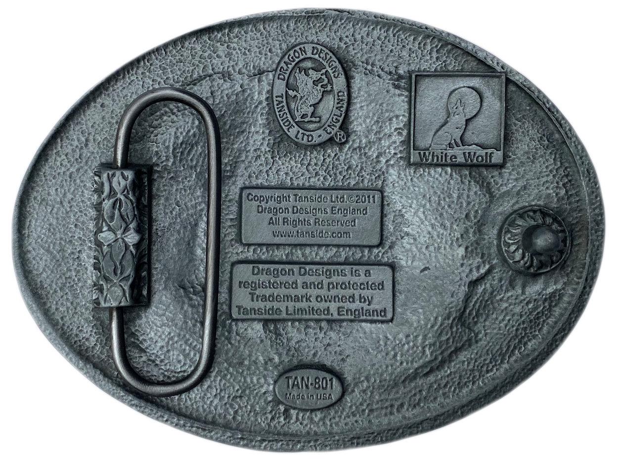 NEW Turquoise Blue Color Accented Western Oval Belt Buckle Shyanne Women main image 2