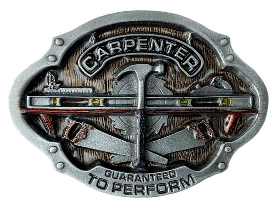Carpenter Tools Belt Buckle in Presentation Box - Etsy