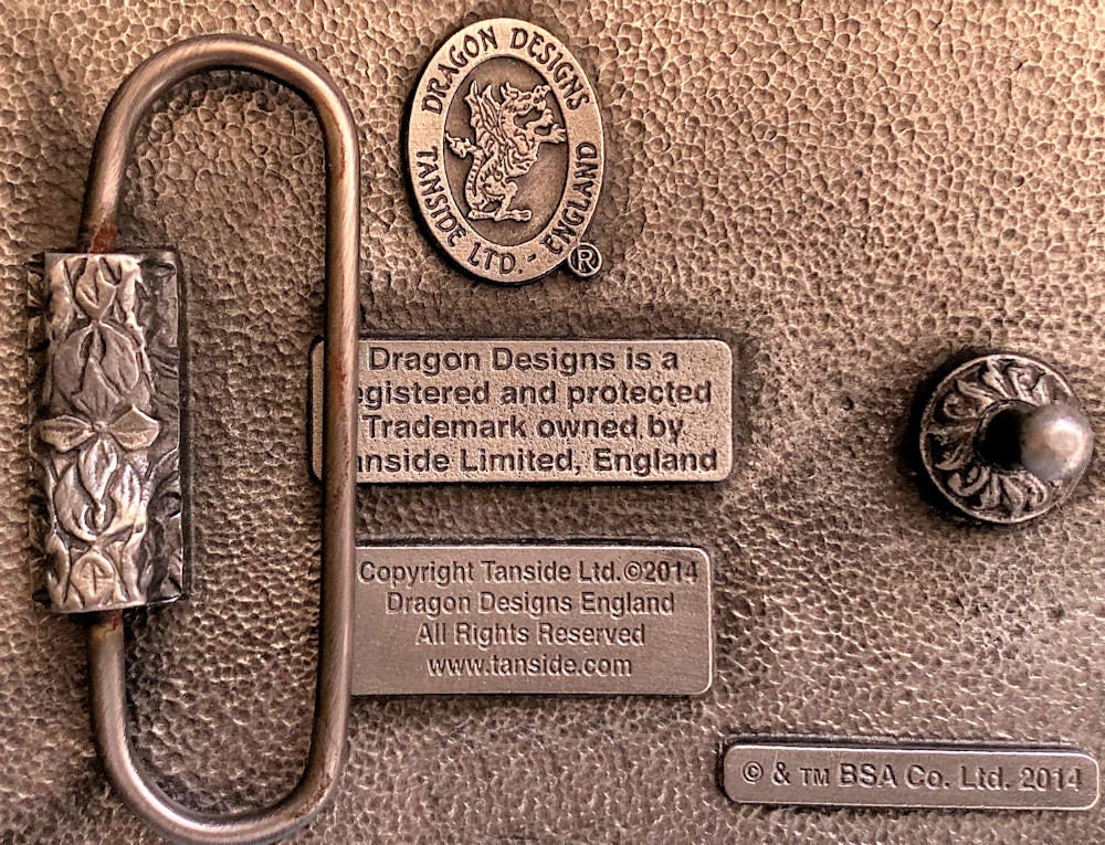 Hebilla de cinturón BSA en la caja de presentación | Etsy