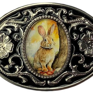 Belt Buckle Rabbit - Etsy display picture 2