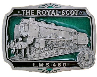 The Royal Scot Train Belt Buckle with Presentation Box