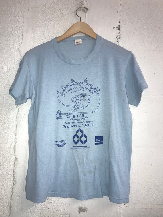 Vintage 90 S San Antonio Labor Day Run T Shirt Great Baby Etsy